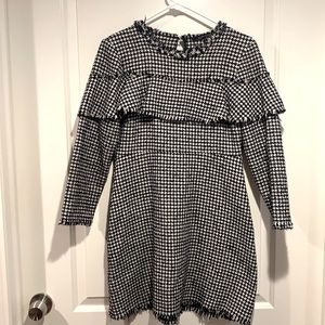Zara Woman Tweed Mini Dress
